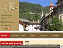 Tablet Screenshot of hotel-schuster.com